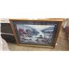 Image 1 : GOLD GUILT FRAMED PICTURE, 44 X 34 INCH