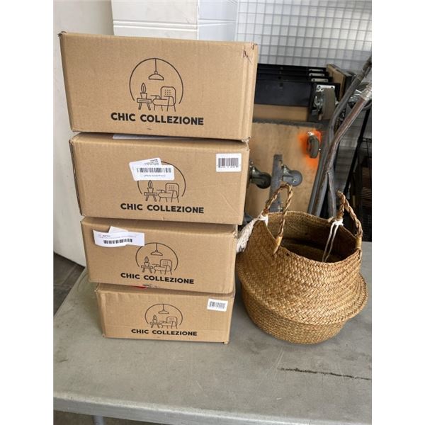 5 NEW CHIC COLLEZIONE BOHO BASKETS