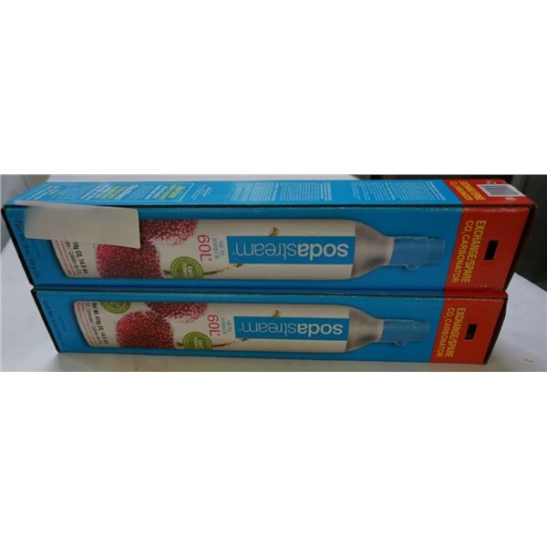 2 NEW SODA STREAM CO2 CANNISTERS