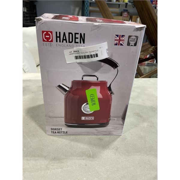 HADEN DORSET ELECTRIC TEA KETTLE - TESTED WORKING, RETAIL $129