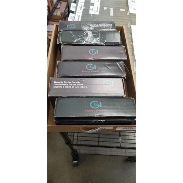 6 PATIO SLIDING DOOR HARDWARE / HANDLE KITS, VARIOUS STYLES PER LOT