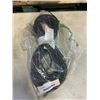 Image 1 : AS NEW 50FT BLACK  INDOOR OUTDOOR HEAVY DUTY LIGHTED 3 WIRE GROUNDED EXTENSION CORD 16AWG