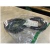 Image 2 : AS NEW 50FT BLACK  INDOOR OUTDOOR HEAVY DUTY LIGHTED 3 WIRE GROUNDED EXTENSION CORD 16AWG