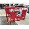 Image 4 : NEW BOX OF HUGGIES LITTLE MOVERS SIZE 5  DIAPERS