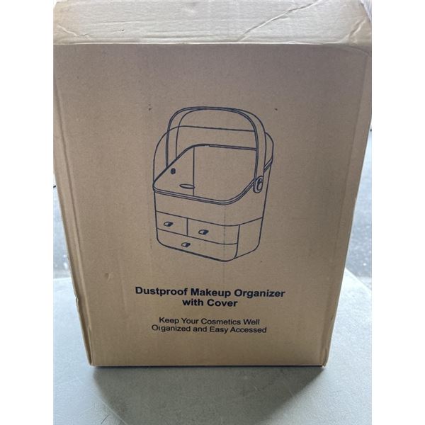 NEW DUSTPROOF MAKEUP ORGANIZER WITH COVER