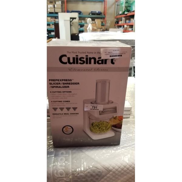 CUISINART PREPEXPRESS SLICER SPIRALIZER AND NEW 360 TURBO MOP