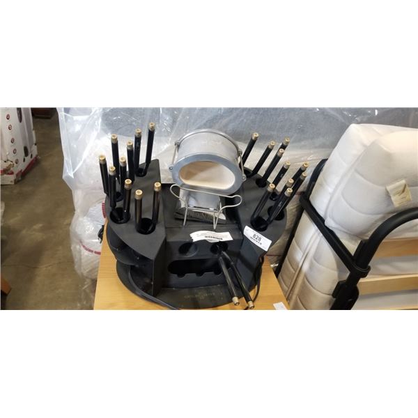 PROFESSIONAL GOLD N HOT HAIR CURLING SET