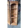 Image 3 : PAIR OF OAK CORNER CABINETS