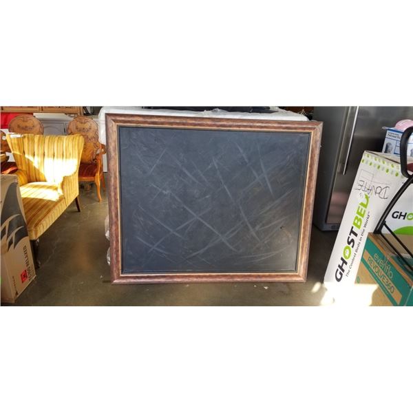 MASSIVE DARK LINE CANVAS PAINTING, 61 X 50 INCH