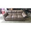Image 1 : GREY AND BEIGE LEATHER COUCH