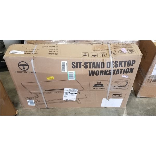TECHORBITS SIT TO STAND DESKTOP WORKSTATION