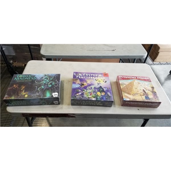 3 NEW BOARD GAMES