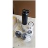 Image 3 : 4 NEW ALBOR 32 OZ STAINLESS STEEL WATER BOTTLES, EACH HAS 4 DIFFERANT INTERCHANGEABLE LIDS AND CLEAN