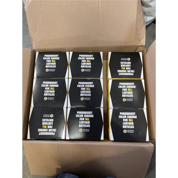 CASE OF NEW LEATHER DYE