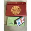 Image 1 : AS NEW YELLOW MOUNTAIN GAMES CASED CHINESE MAHJONG SET AND LUDO BOARD GAMES