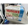 Image 3 : HALF BOX OF HUGGIES SENSITIVE WIPES AND 5 PACKS OF SIZE 5 DIAPERS