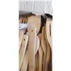 Image 3 : LARGE BOX OF NEW WOODEN COOKING SPOONS