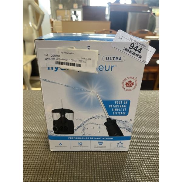 WATERPIK ULTRA WATER FLOSSER - TESTED WORKING