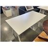 Image 3 : IKEA TROTTEN GREY TOP DESK WITH WHITE BASE