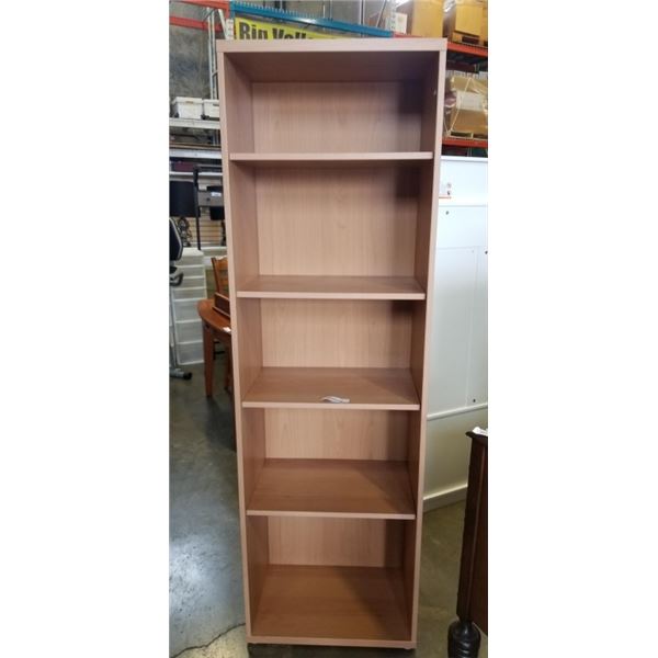 6FT MAPLE BOOKSHELF