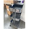 Image 2 : ROLLING 3 TIER ORGANIZER RACK