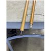 Image 2 : 2 POOL CUES AND CARRY CASE, ONE IS MISSING TIP