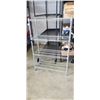 Image 1 : 4 TIER CHROME RACK 36" WIDE 54" TALL