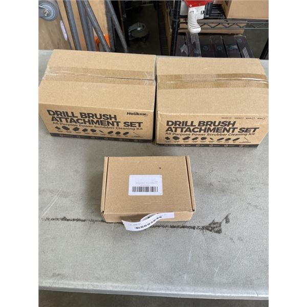 50PC NEW MULTI TOOL BLADE SET, AND 2 20PC DRILL BRUSH SETS