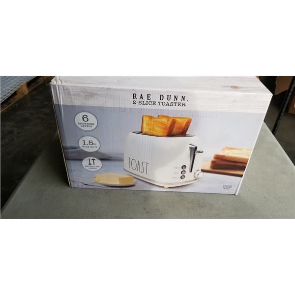 NEW RAE DUNN 2 SLICE TOASTER