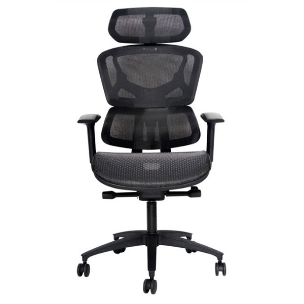 NAZ PRESIDENT FULL BACK MESH OFFICE CHAIR, RETAIL $289