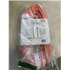 Image 4 : AS NEW 50FT ORANGE  INDOOR OUTDOOR HEAVY DUTY LIGHTED 3 WIRE GROUNDED EXTENSION CORD 16AWG