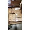 Image 1 : LARGE LOT OF NEW PLASTIC DISPOSABLE TE\A SPOONS AND ONE PACK OF FORKS, EACH PACK IS 400 QTY