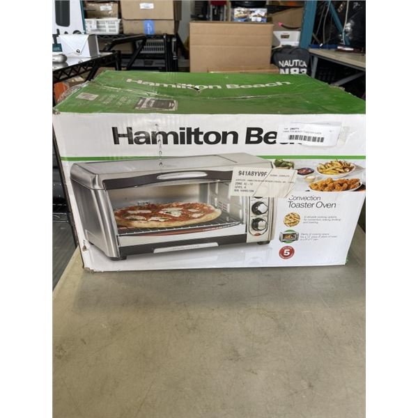 HAMILTON BEACH TOASTER OVEN