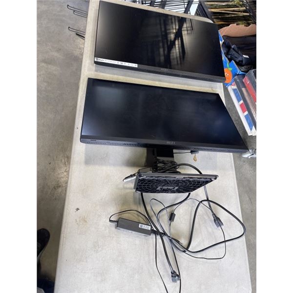 2 MSI COMPUTER MONITORS BOTH WORKING