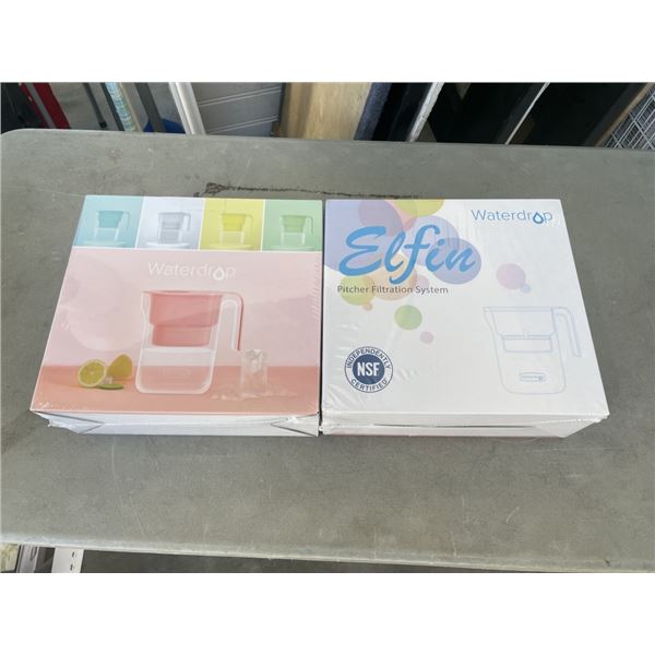 2 NEW WATERDROP PITCHER FILTRATION SYSTEMS