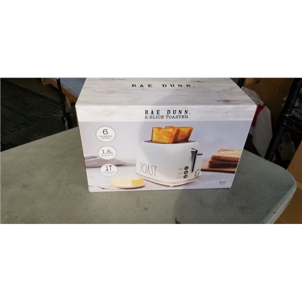 NEW RAE DUNN 2 SLICE TOASTER