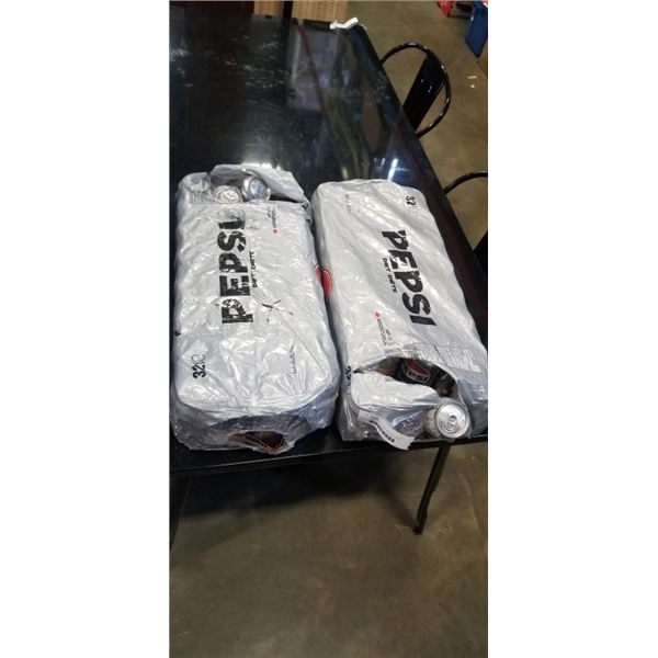 2 FLATS OF PEPSI - SOME MISSING CANS