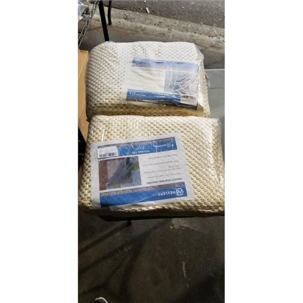 2 NEW 9X12 FT NON SLIP RUG PADS