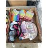 Image 2 : 2 TRAYS OF BUEATY SUPPLIES AND GIRL ITEMS  -NEW UNDERWEAR, BUBBLE POPPERS, BLOW DRYER, ETC