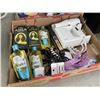 Image 5 : 2 TRAYS OF BUEATY SUPPLIES AND GIRL ITEMS  -NEW UNDERWEAR, BUBBLE POPPERS, BLOW DRYER, ETC