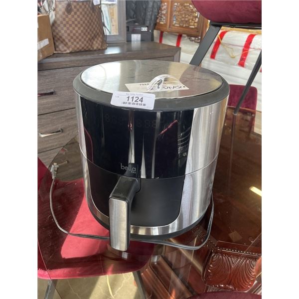 AS NEW BELLAPRO 8QT SMARTCRISP DIGITAL AIR FRYER W/ EVERGOOD CERAMIC - TESTED WORKING, RETAIL $259