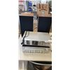 Image 1 : YAMAHA R300 RECEIVER, NAKAMICHI CASETTE DECK AND PAIR OF SPEAKERS
