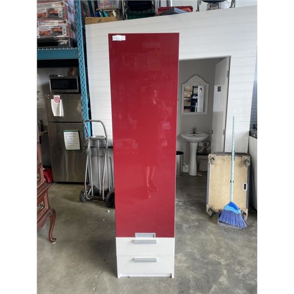 RED WARDROBE CABINET