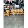 Image 1 : 3 PIECE RATTAN SOFA SET, SOFA AND 2 CHAIRS