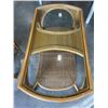 Image 4 : 2 PIECEE RATTAN GLASS TOP COFFEE TABLE SET
