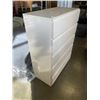 Image 2 : WHITE 5 DRAWER HIGHBOY DRESSER