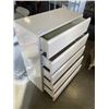 Image 3 : WHITE 5 DRAWER HIGHBOY DRESSER