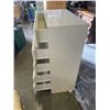 Image 4 : WHITE 5 DRAWER HIGHBOY DRESSER