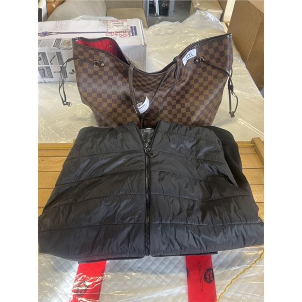 'LV' TOTE BAG ANBD PROJEKT RAW 2XT JACKET