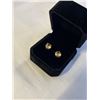 Image 2 : NEW PLATINUM PLATED 2.0CT CHAMPAGNE SIMULATED DIAMOND (CZ) STUD EARRINGS